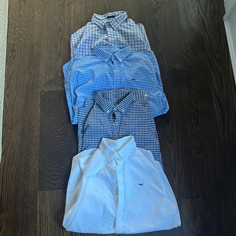 4 new button down shirts (worn once)